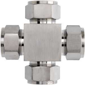 N2650-12-12-12-12-SS by Brennan Inc. | -12 Instrumentation Fitting | Cross | Stainless Steel