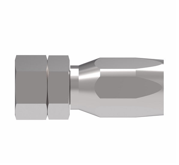 07.002-13-10 Aeroquip by Danfoss | Metric Female Swivel Light Duty 24° DIN 3901/3902 100R5 Reusable Hose Fitting | L13 Female DKO/DIN x -10 Reusable Hose End | Steel