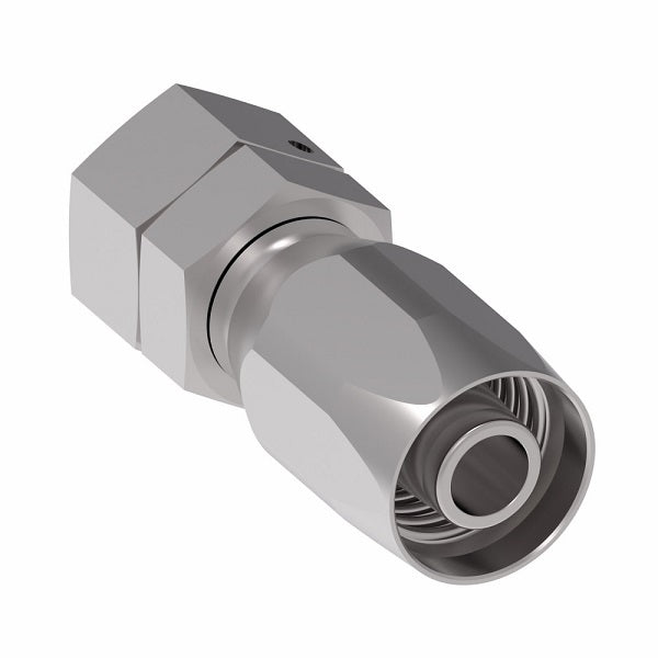 07.002-13-10 Aeroquip by Danfoss | Metric Female Swivel Light Duty 24° DIN 3901/3902 100R5 Reusable Hose Fitting | L13 Female DKO/DIN x -10 Reusable Hose End | Steel