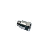 0907 00 10 01 by Parker | Legris Extended Adapter | 1/8" Male BSPP Thread x 1/8" Female BSPP Thread | 14 mm Hex | 22 mm Length | Straight | Nickel-Plated Brass | Pack of 50