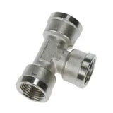 0915 00 21 by Parker | Legris Stud Fitting | 1/2" Female BSPP Thread | 60 mm Length | Tee | Nickel-Plated Brass | Pack of 25