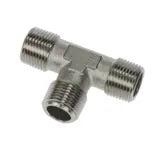 0927 00 21 by Parker | Legris Stud Fitting | 1/2" Male BSPT Equal Thread | 60 mm Length | Tee | Nickel-Plated Brass | Pack of 10