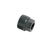 0110 06 00 70 by Parker | Legris Complementary Compression Fittings | 6 mm Nut-Olive x M10x1 Metric Thread | 11 mm Hex | Straight | Polymer | Pack of 50