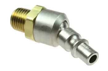 14-04BS by Coilhose | Coilflow™ Ball Swivel Connector | ARO Interchange | 1/4" Connector x 1/4" Male NPT Thread | Steel/Brass