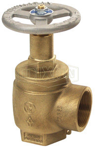AVF250 Dixon Cast Brass Domestic Angle Hose Valve - 2-1/2" Female NPT x 2-1/2" Female NPT