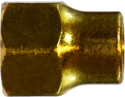 10028 by Midland | SAE 45° Flare Fitting | Long Forged Nut | 1/4" Female Male SAE 45° Flare | Brass