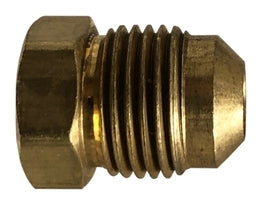704039-06 Midland | Lead Free 45° SAE Flare Fitting | Plug | 3/8" Male UNF | Brass | (Old Part #: 10066LF)