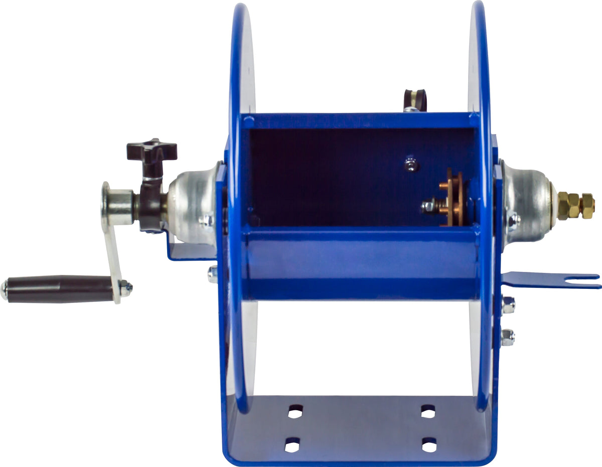112WCL-6-10 by Coxreels | 100WCL Series | Hand Crank Welding Cable Reel | #1/0 Cable, 450A | Steel | 100ft Capacity, Cable Not Included