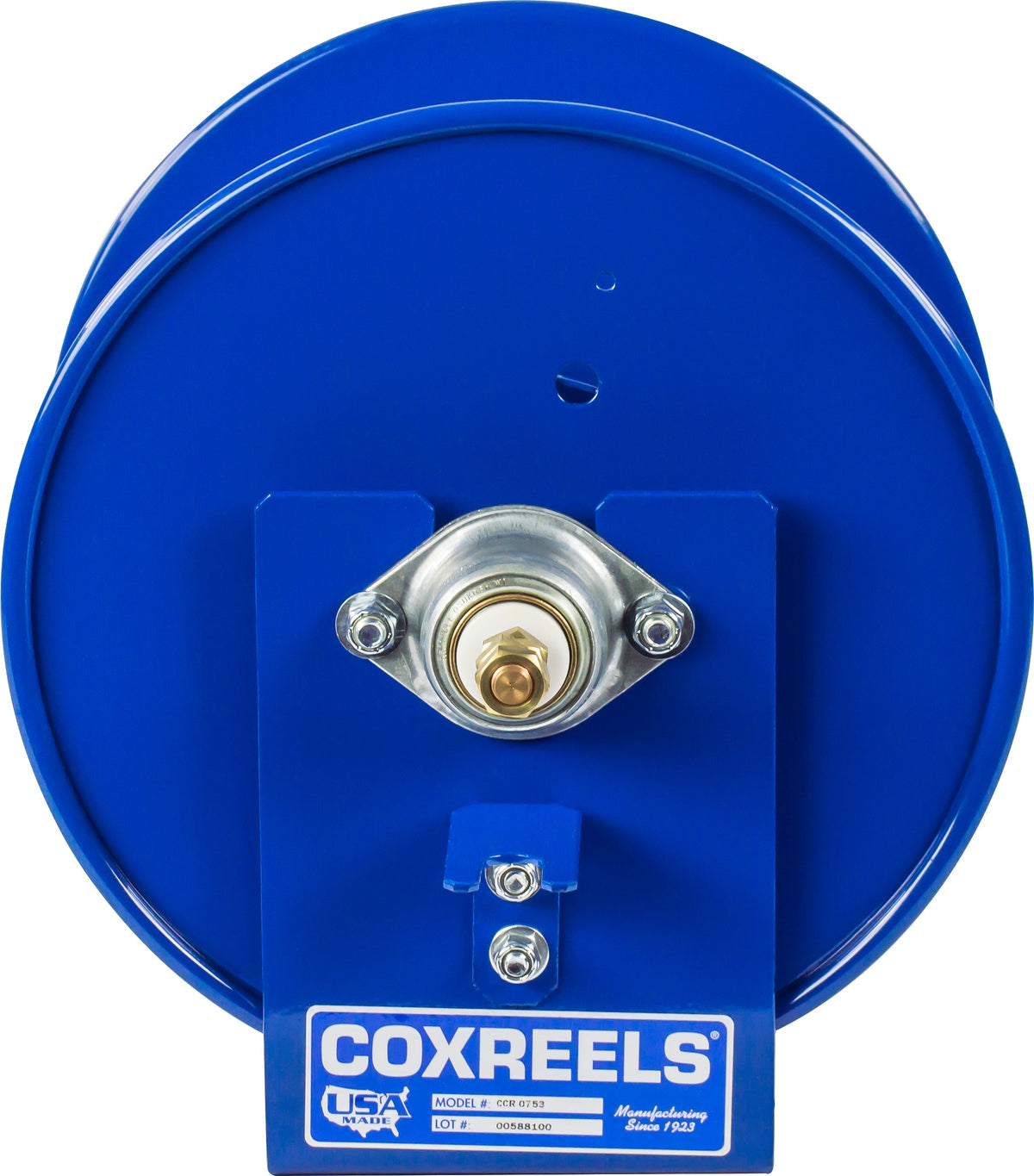 112WCL-6-20 by Coxreels | 100WCL Series | Hand Crank Welding Cable Reel | #2/0 Cable, 450A | Steel | 100ft Capacity, Cable Not Included