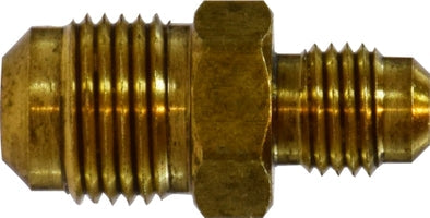 10115 by Midland | SAE 45° Flare Fitting | Reducing Union | 1/4" Male SAE 45° Flare x 1/8" Male SAE 45° Flare | Brass