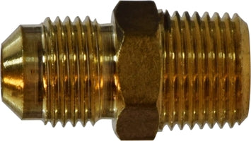 704048-1006 by Midland | Lead Free 45° SAE Flare Fitting | 5/8" Male Flare x 3/8" Male NPTF | Adapter | Brass | Replaces: 10272LF / 10-272LF
