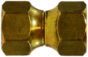 10481 by Midland | SAE 45° Flare Fitting | Forged Swivel Union | 1/4" Female SAE 45° Flare | Brass
