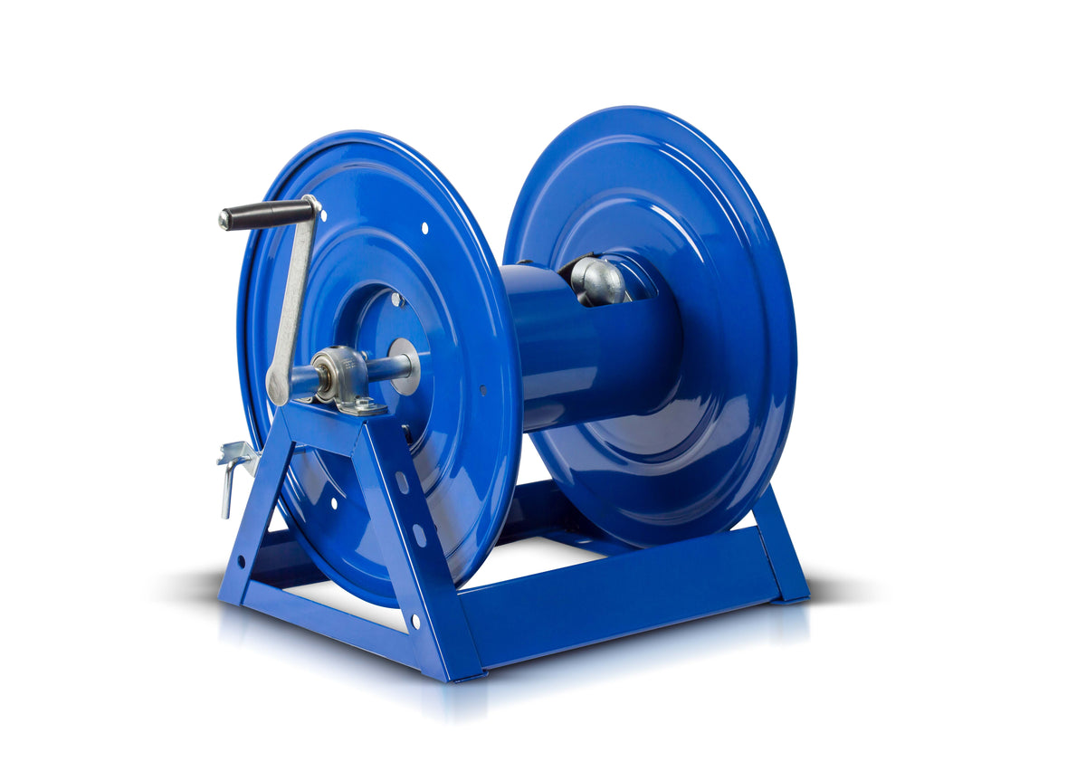 1125-5-100 by Coxreels | 1125 Series | 3,000 PSI Hand Crank Hose Reel | 3/4" Hose ID, 3/4" FNPT Inlet | Steel | 100ft Capacity, Hose Not Included