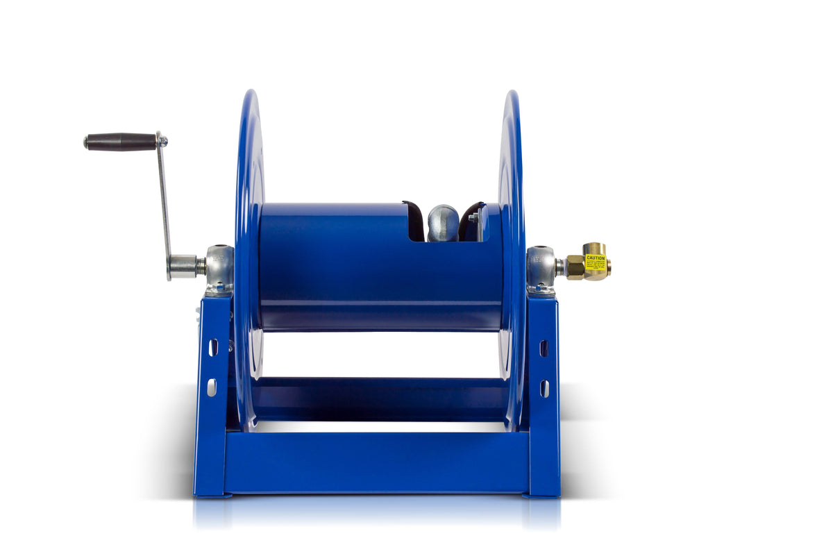 1125-4-450 by Coxreels | 1125 Series | 3,000 PSI Hand Crank Hose Reel | 1/2" Hose ID, 1/2" FNPT Inlet | Steel | 450ft Capacity, Hose Not Included