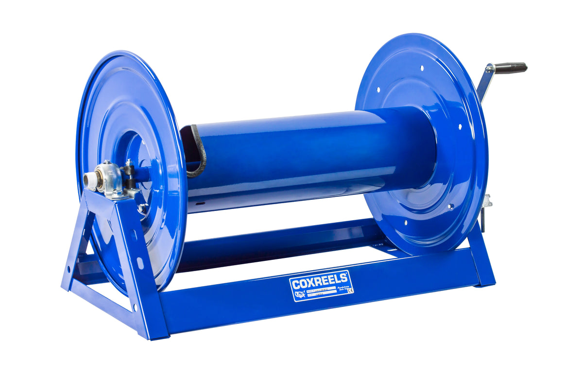 1125-5-250-BYXX by Coxreels | Storage Series | Hand Crank Hose Storage Reel | 28" Drum Width | Steel | Hose Not Included