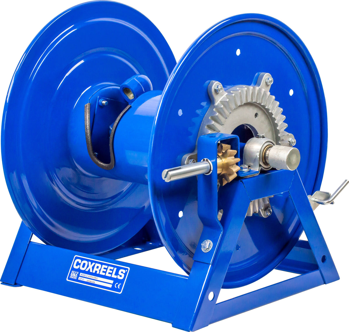 1125-5-50-C by Coxreels | 1125 Series | 3,000 PSI Hand Crank Hose Reel | 3/4" Hose ID, 3/4" FNPT Inlet | Steel | 50ft Capacity, Hose Not Included