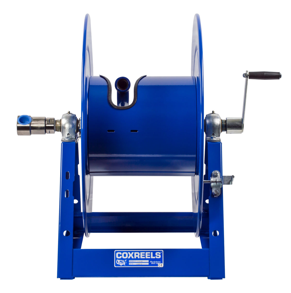 1175-6-50 by Coxreels | 1175 Series | 3,000 PSI Hand Crank Hose Reel | 1" Hose ID, 1" FNPT Inlet | Steel | 50ft Capacity, Hose Not Included