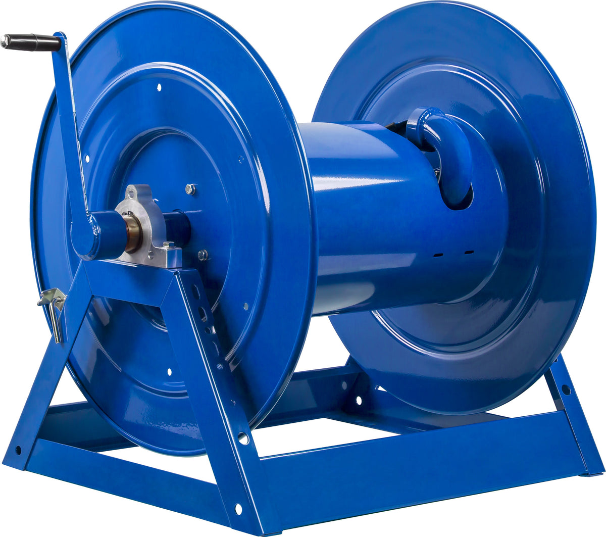 1185-1124-BUXX by Coxreels | 1185-BUXX Series | 3,000 PSI Hand Crank Hose Reel | 1-1/2" Hose ID, 1-1/2" FNPT Inlet | Steel | 50ft Capacity, Hose Not Included