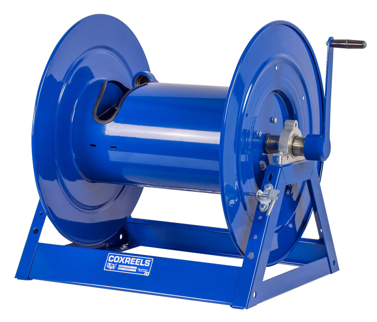 1185-1124 by Coxreels | 1185 Series | 1,500 PSI Hand Crank Hose Reel | 1-1/2" Hose ID, 1-1/2" FNPT Inlet | Steel | 50ft Capacity, Hose Not Included