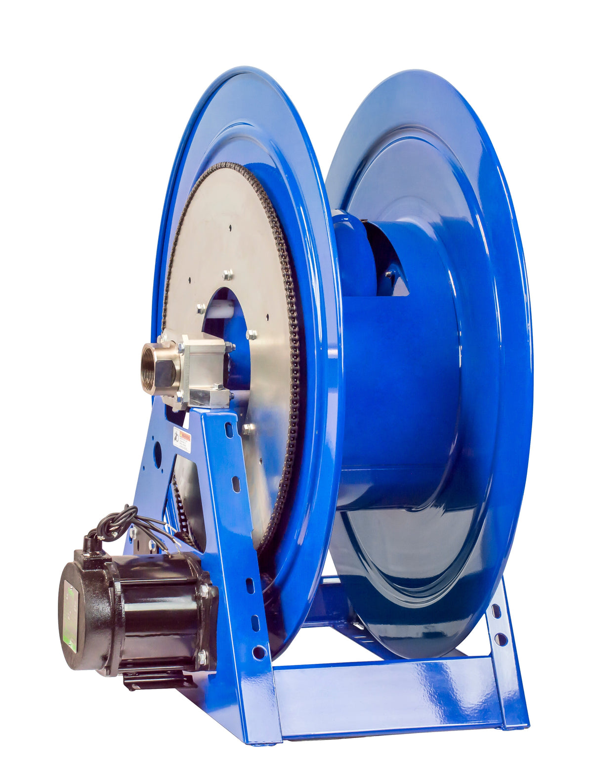 1195-932-EAV3 by Coxreels | 1195 Series | 1,000 PSI Motor Driven Hose Reel | 115V AC 1/2 HP Explosion Proof Electric Motor | 2" Hose ID, 2" FNPT Inlet | Steel | 50ft Capacity, Hose Not Included