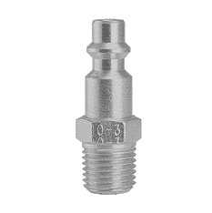 10-3D by ZSi-Foster | Quick Disconnect Plug | 1/4" MPT | w/ Dill Valve | Steel