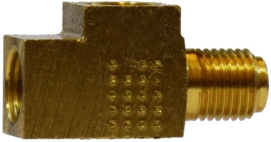 12146 (12-146) by Midland | Inverted Flare Fitting | Towed Trailer Brake | 3/16" x 3/16" x 1/4" Inverted Flare (Ref # 7914) | Tee | Brass