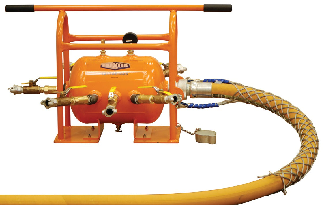 1217AR-4AK-KSW by Dixon Valve | ASME Air Receiver Manifold | with King Safety Whipsock for Supply Hose | 7 Gallon | Female NPT Threads | 200 PSI