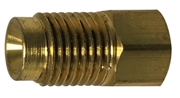 12207 (12-207) by Midland | Inverted Flare Auto Fitting | Dual Master Cylinder Adapter | 3/16" (9/16-20) Male Inverted Thread x 3/16" Female Inverted Thread | Straight | Brass