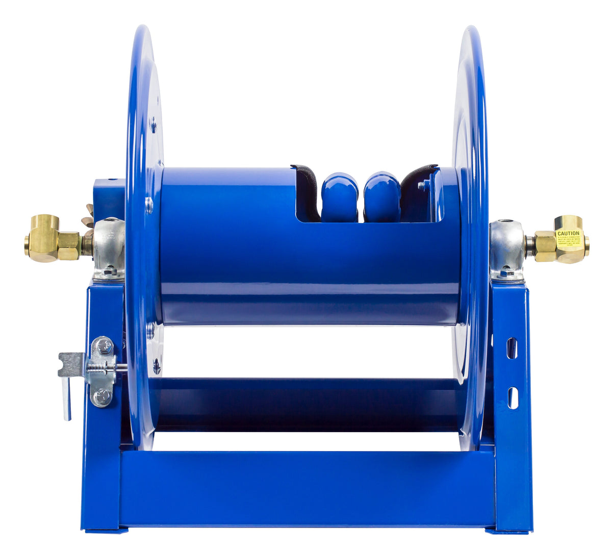 1275-4-50-C by Coxreels | 1275 Series | 3,000 PSI Dual Hose Hand Crank Hose Reel | 1/2" Hose ID, 1/2" FNPT Inlet | Steel | 50ft Capacity, Hose Not Included