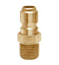 150MPB by ZSi-Foster | Quick Disconnect | FST Series | Plug | Straight Thru | 1-1/2" MPT | Brass