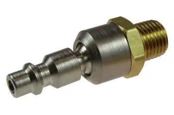 58-04BS by Coilhose | Coilflow™ Ball Swivel Connector | Industrial Interchange | 3/8" Connector x 1/4" Male NPT Thread | Steel/Brass