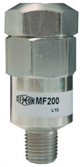 MF200 by Dixon Valve | Pneumatic Mini In-Line Filter | 1/4" Female NPT x 1/4" Male NPT | 17 SCFM Flow | Aluminum