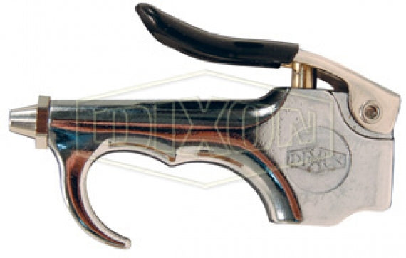 D605 by Dixon Valve | Non-Safety Blow Gun | Brass Tip | 1/4" Female NPT Inlet | Chrome-Plated Zinc