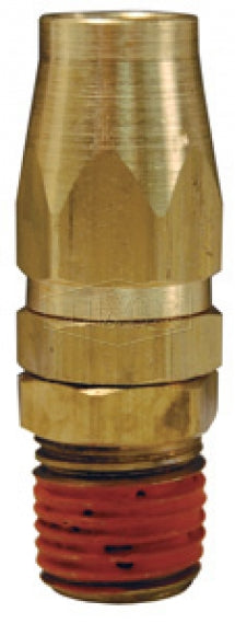 PSM0604 by Dixon Valve | Repair Kit for Polyurethane Self-Storing Air Hose | 1/4" Male NPT Swivel Fitting | 3/8" Hose ID | 9/16" Hose OD | Brass