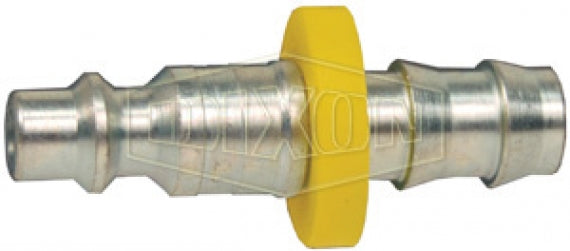 DCP2144L Air Chief by Dixon Valve | Pneumatic Industrial Interchange Plug | Push-On Hose Barb | 3/8" Push-On Hose Barb x 1/4" Body Size | Steel