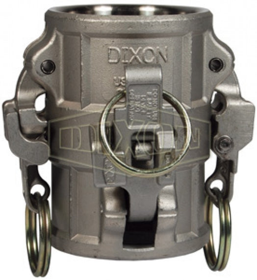 RDD300EZ by Dixon Valve | Boss-Lock Cam & Groove Spool Coupler | Type DD | 3" Coupler x 3" Coupler | 316 Stainless Steel