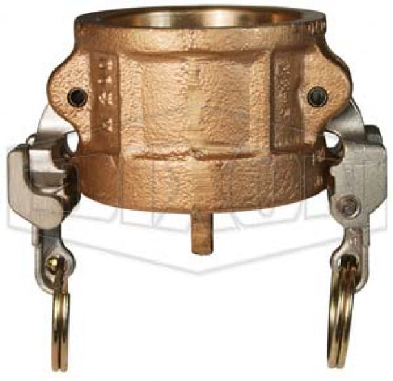 BH200EZ by Dixon Valve | EZ Boss-Lock Cam & Groove Dust Cap | Type H | 2" Coupler End | Brass