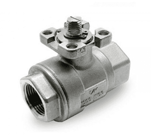 134D41 by RuB Inc. | Full Port Actuatable Ball Valve | 1/2" Female NPT x 1/2" Female NPT | Stainless Steel | Pack of 8