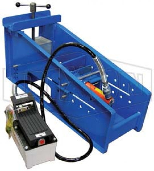 CI96AH by Dixon Valve | Coupling Inserter Pump | Inserter with 10,000 PSI Air/Hydraulic Pump & 5 Ton Ram