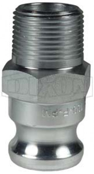 75-F-PM by Dixon Valve | Cam & Groove Adapter | Type F | 3/4" Adapter x 3/4" Male NPT | Plated Malleable Iron