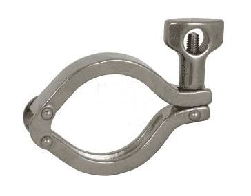 13MHHM-DP200 Dixon Valve 304 Stainless Steel Double Pin Heavy Duty Sanitary Clamp - 2" Tube OD