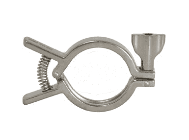 13MHHM-Q200 Dixon Valve 304 Stainless Steel Sanitary Single Pin Squeeze Clamp - 2" Tube OD