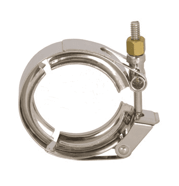 13MO800 Dixon Valve 304 Stainless Steel T-bolt Sanitary Clamp - 8" Tube OD