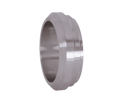 14PRF-G250 Dixon Valve 304 Stainless Steel Sanitary Short Plain Bevel Seat Weld Ferrule - 2-1/2" Tube OD