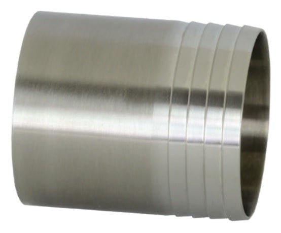 14WHR-R300 Dixon Valve Weld Hose Adapter - 3" Tube OD - Polished 316L Stainless Steel