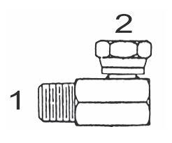 1501 2x2 by Couplamatic | Hydraulic Adapter | 1/8" Male NPTF x 1/8" Female NPSM | 90° Elbow