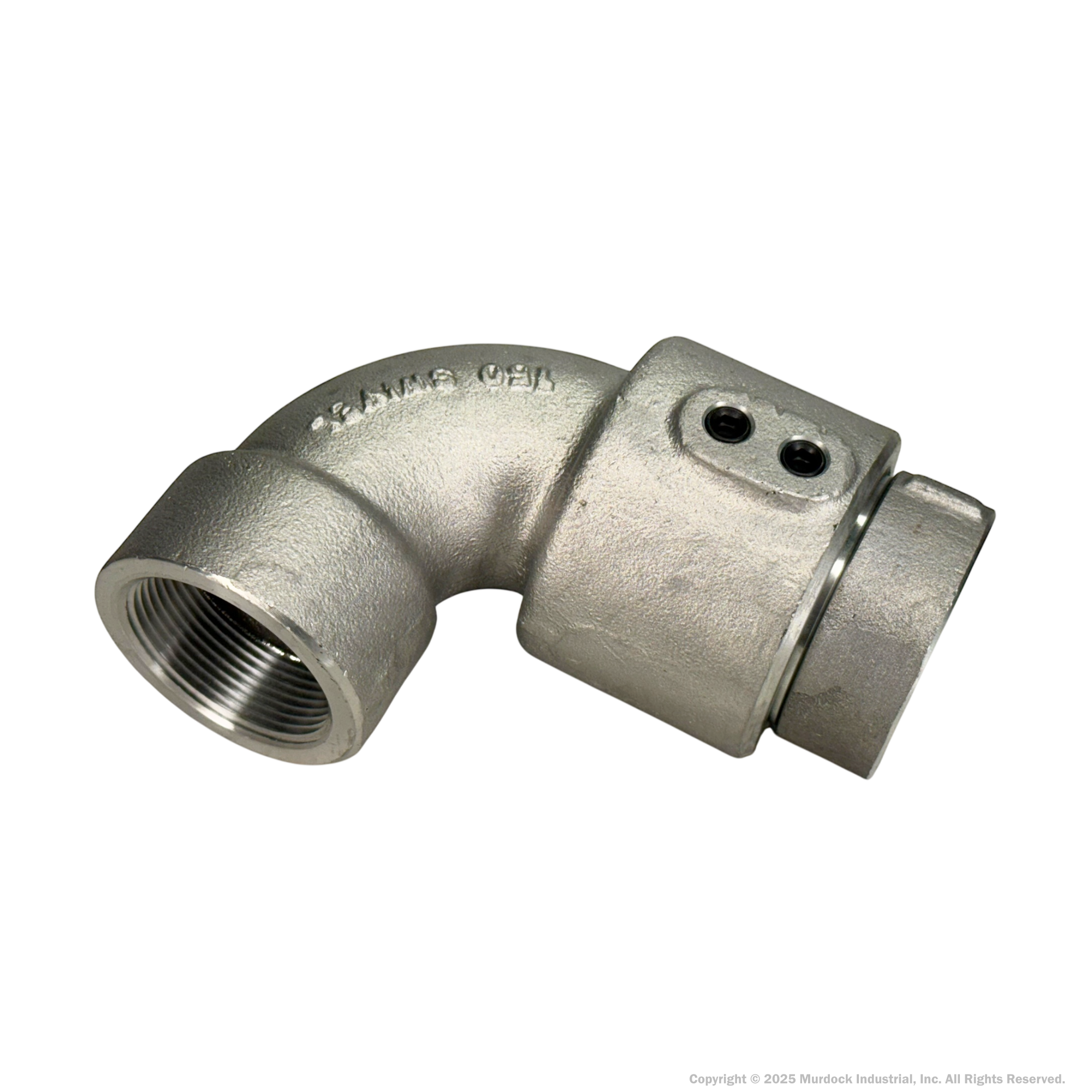 15030FXFAL00000 by Dixon Valve | Swivel Joint | Single Plane | Style 30 | 90° Elbow | 1-1/2" Size | Female NPT x Female NPT | Aluminum
