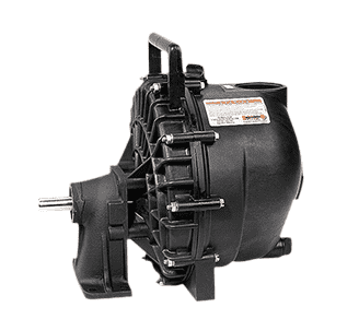 205PB-V by Banjo | Centrifugal Pumps | 2" Bearing Pedestal with 3/4" Shaft & 5 Vane Impeller with FKM (Viton) & 316 Stainless Steel Seal | Polypropylene