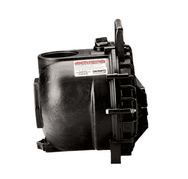 300PO by Banjo | Centrifugal Pumps | 3" Pump Only with 3/4" Shaft & 4 Vane Impeller | Unassembled | Polypropylene