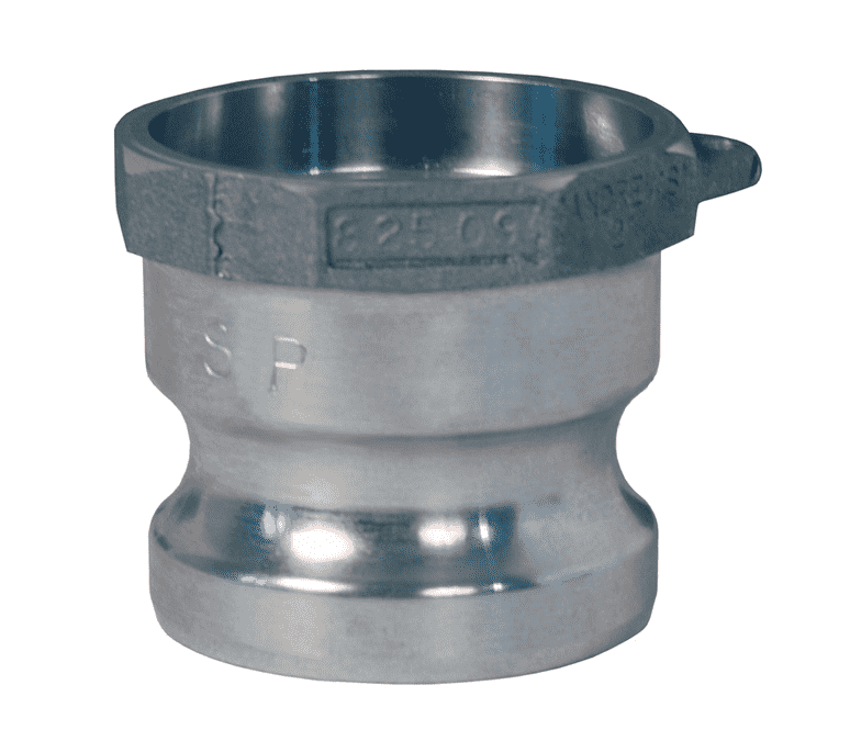 801AWSPAL Dixon Valve 8" BL 356T6 Aluminum Adapter for Welding - Socket Weld to Schedule 40 Pipe - 8.711 Bore
